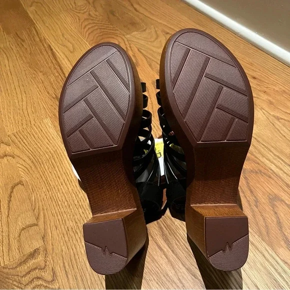 NWT WHITE MOUNTAIN Women's Black Alliance Cage Platform Clog High Heels 9.5 M - Picture 10 of 10